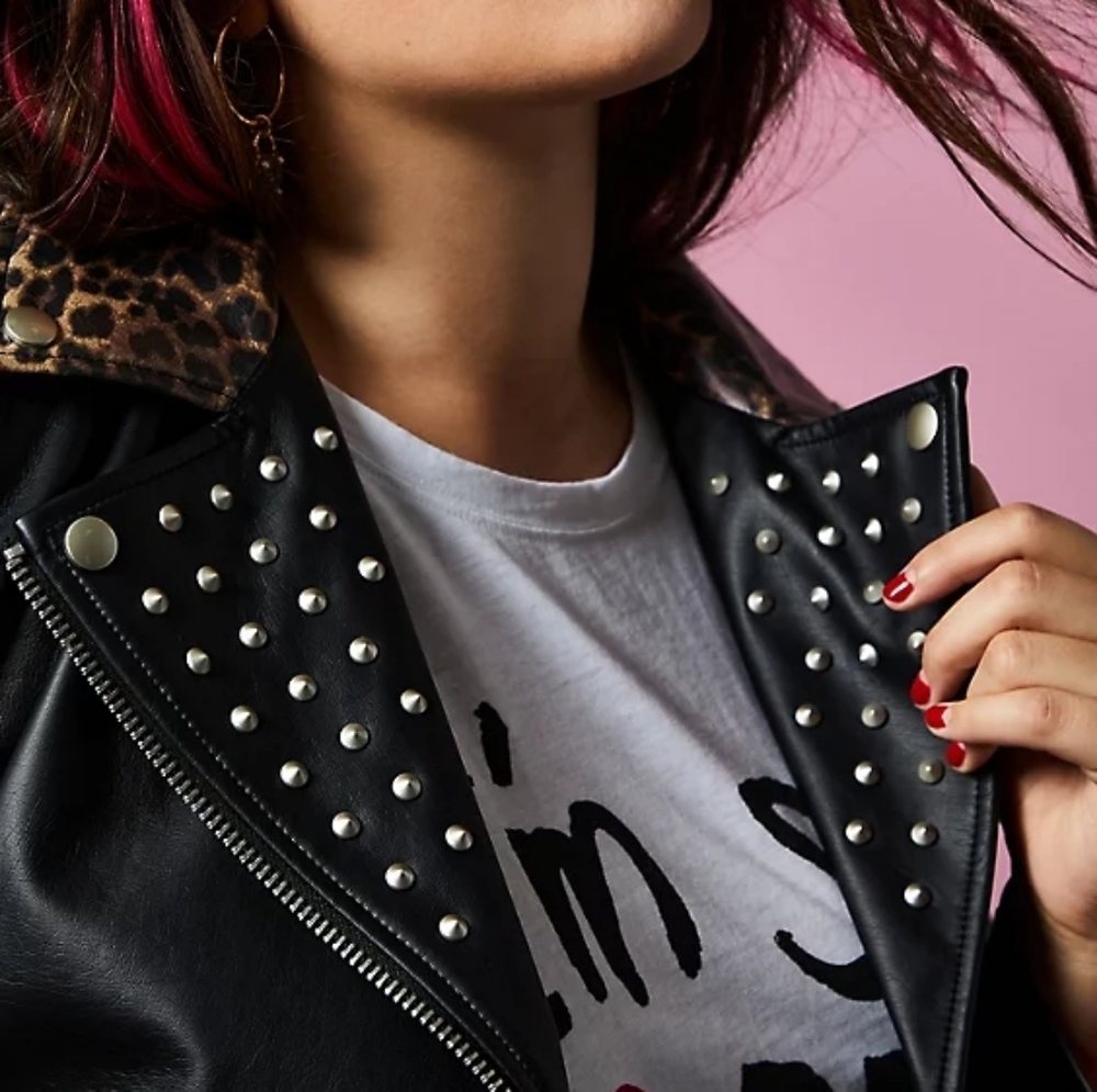 ๐HP๐Torrid Betsey Johnson Faux Leather Jacket - Picture 5 of 11